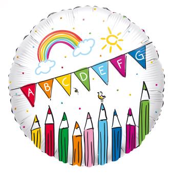 Folijas balons "School", 45 cm