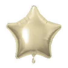 Folijas balons zvaigzne "Šampanieša krāsā" 50 cm