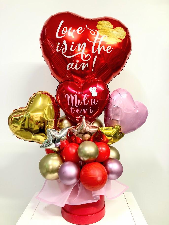 Balonu kastīte "hearts"