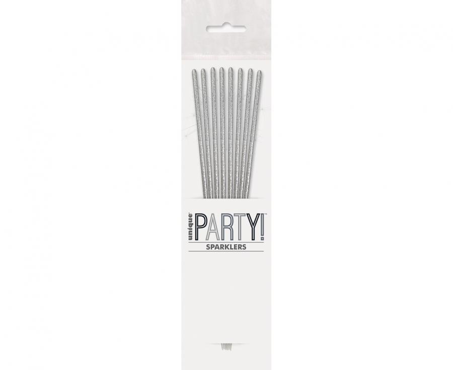 Brīnumsvecītes sudraba, 18 cm, 8 gab