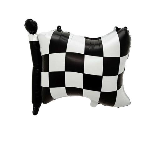 Folijas balons "Finiša karogs", 55 cm