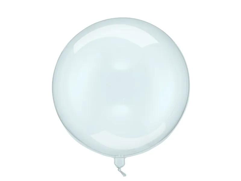 Balons apaļš caurspīdīgs ar zilo toņi, 40 cm
