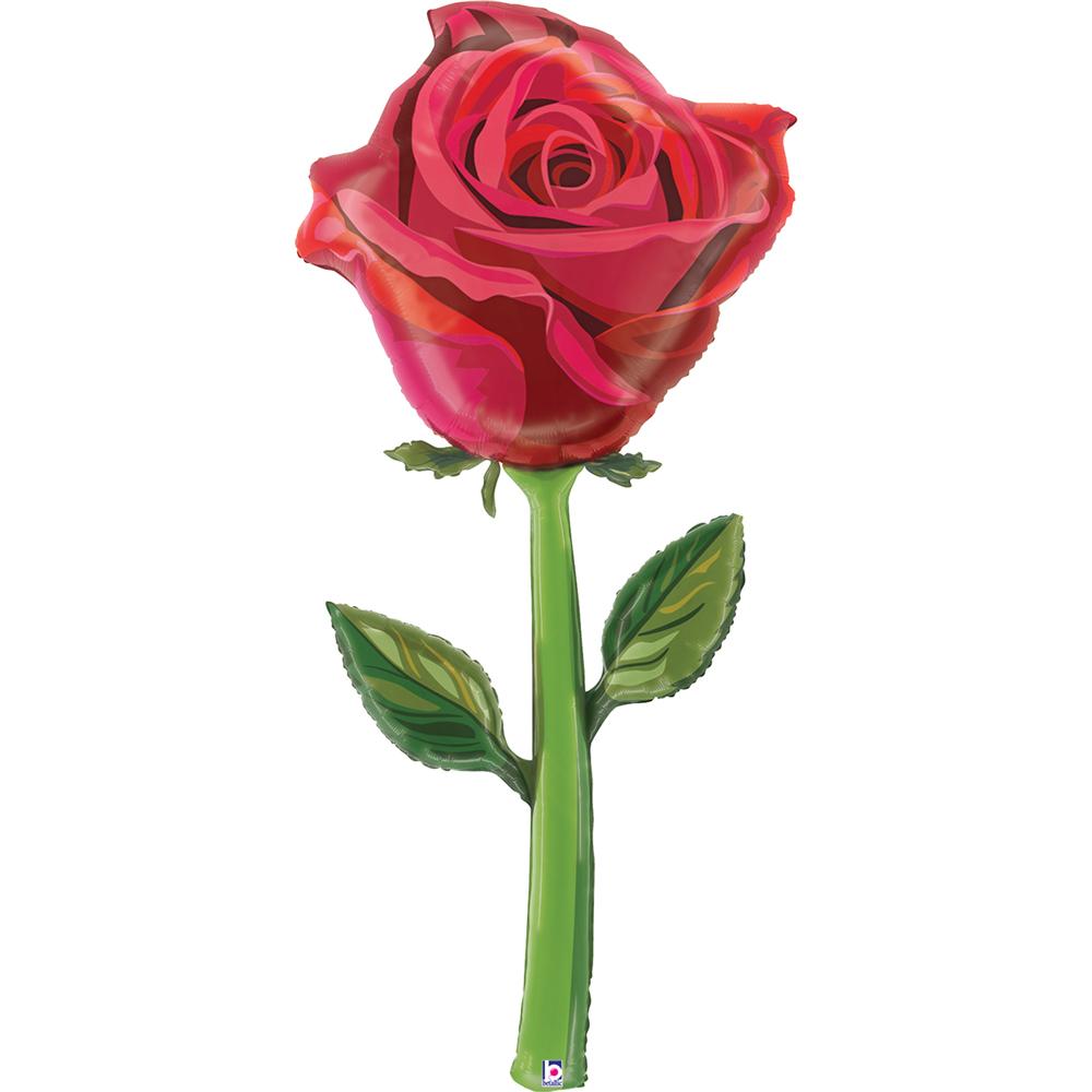 Milzīgs folijas balons "Roze", 165 cm