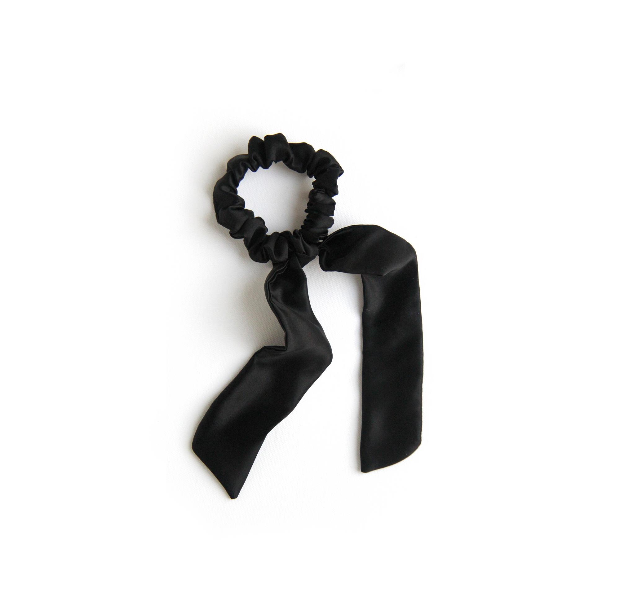 Chouchou Soie Noir