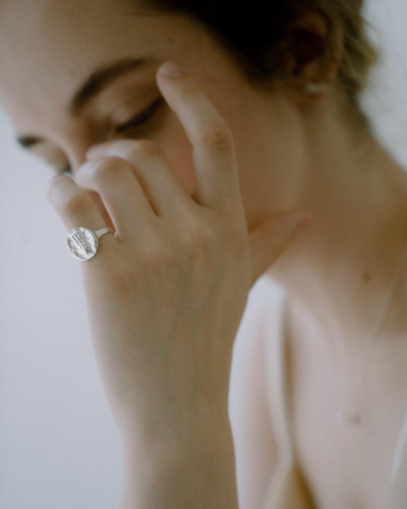 Печатка на мизинец Колос, 15 рр