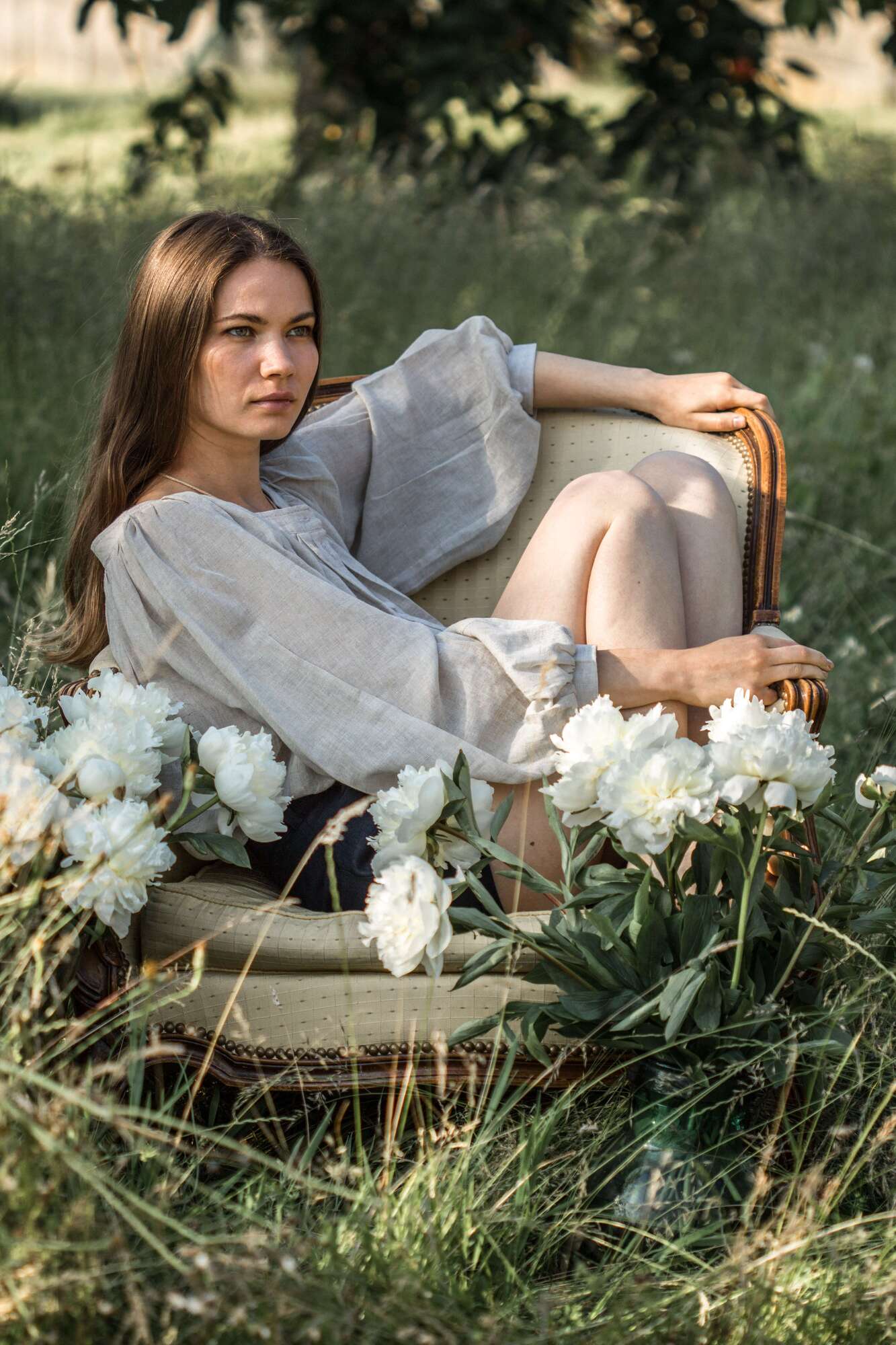 CHEMISIER EN LIN EVE