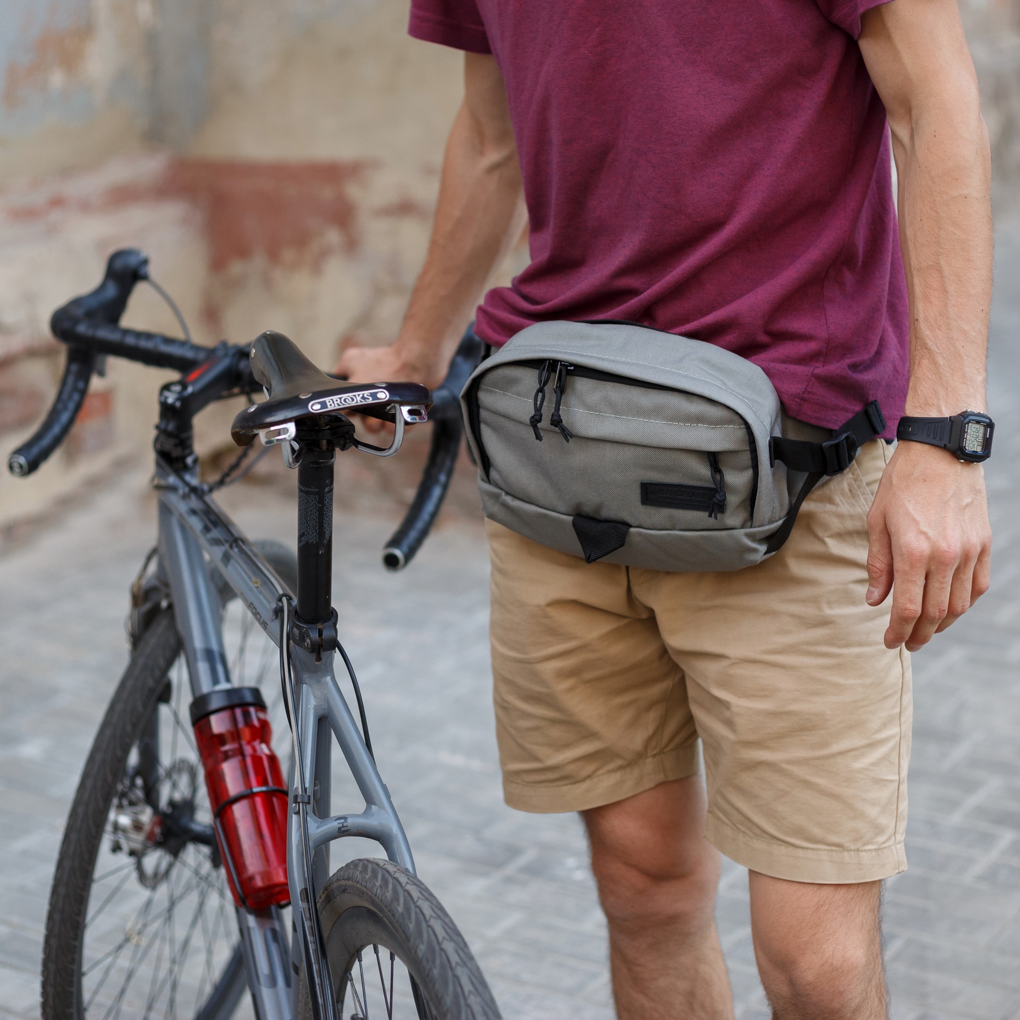 Поясна сумка Hip Pack Big Grey