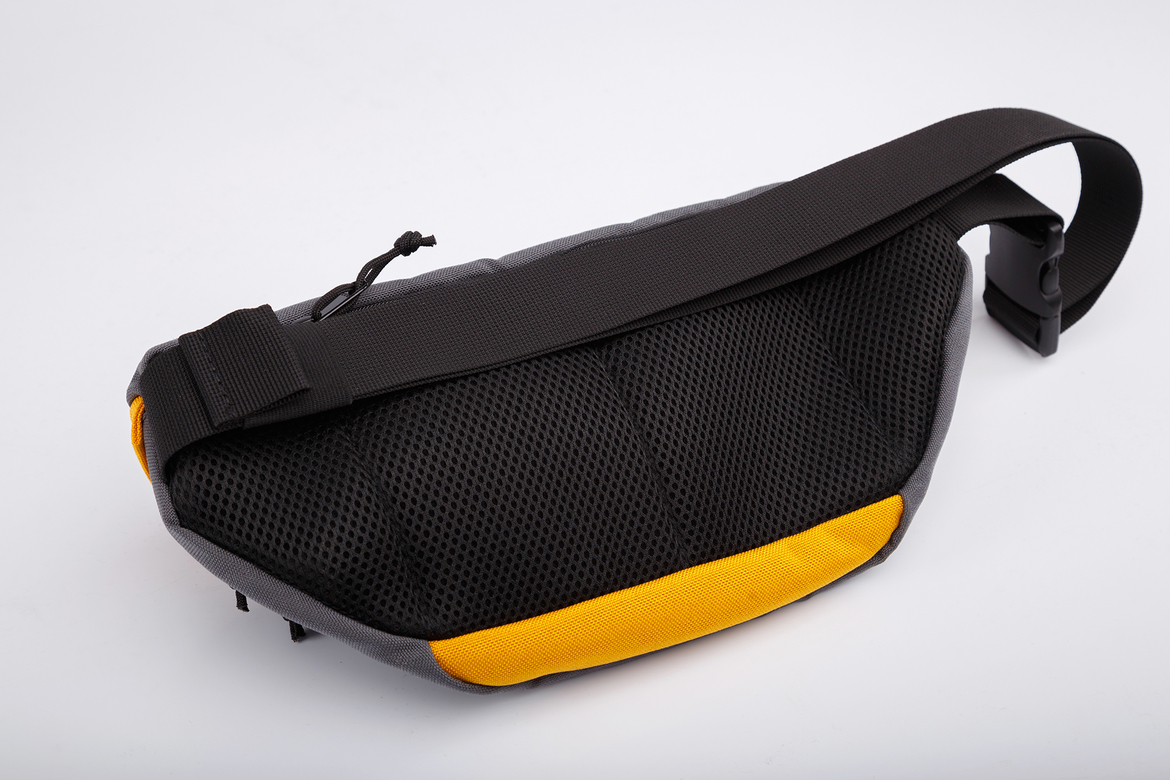 Поясна сумка Hip Pack Large Grey-Yellow