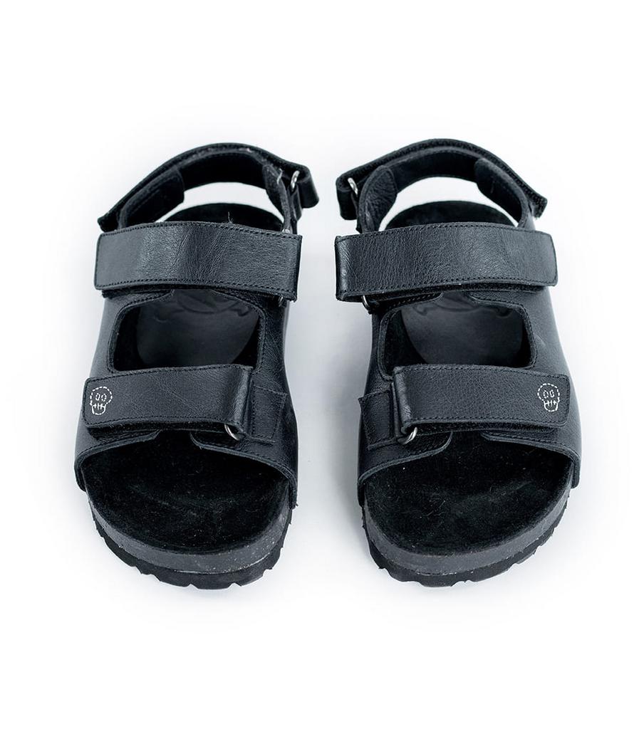 Сандалі NUNUNU "LEATHER STRAP", чорний