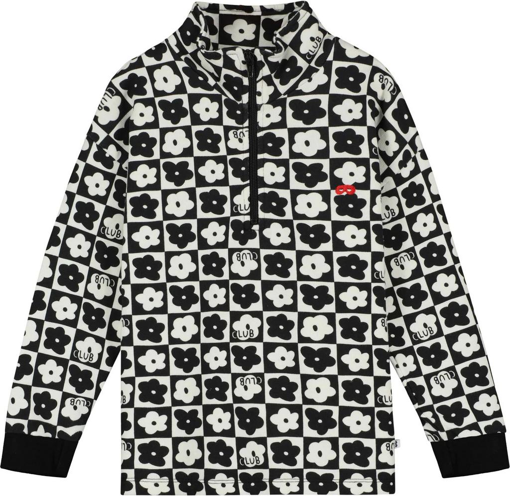 Світшот Beau LOves "Club", чорний/білий