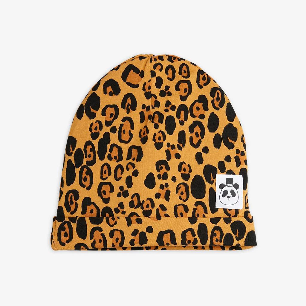 Шапка MINI RODINI "BASIC LEOPARD ", леопардовий