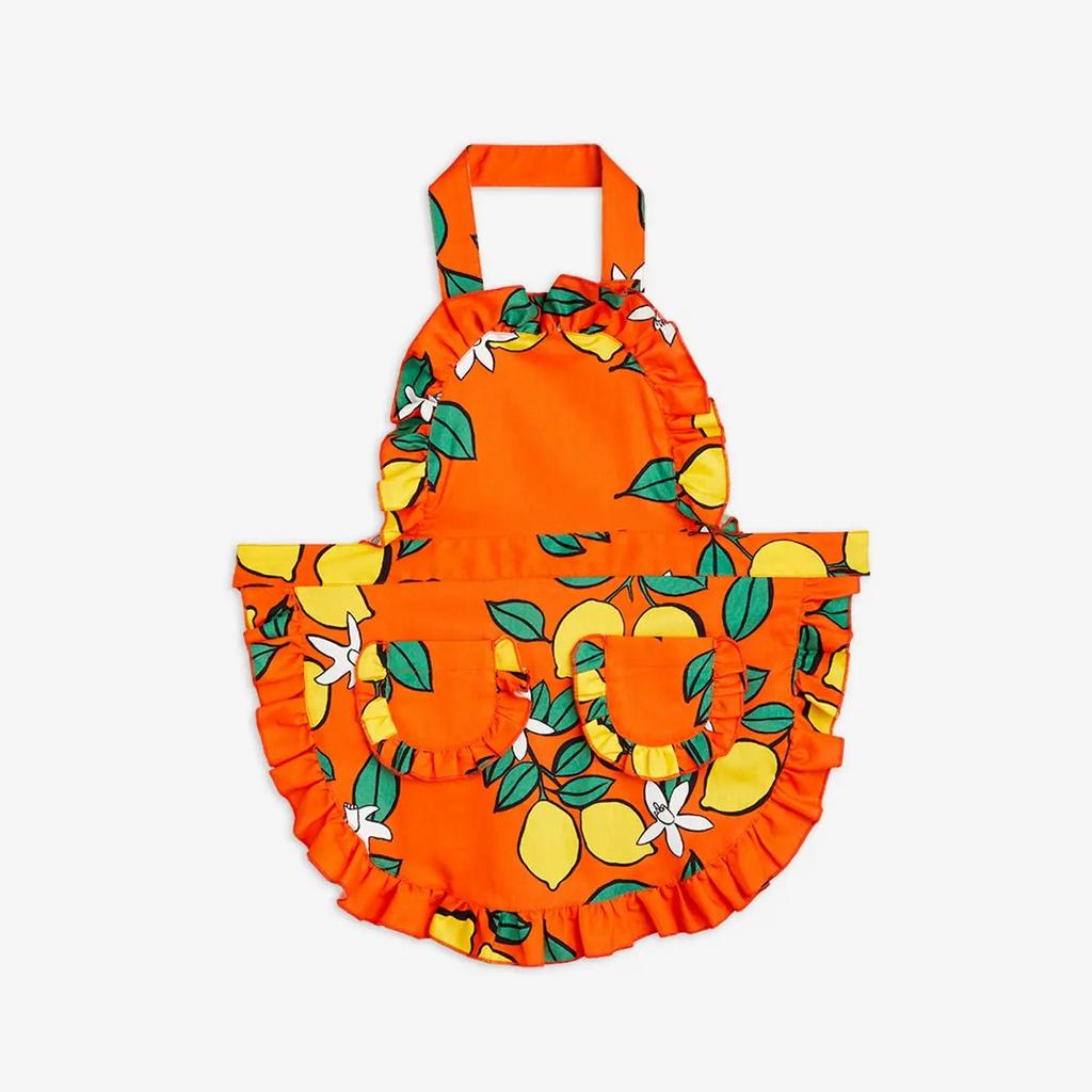 Фартух MINI RODINI "LEMONS", червоний
