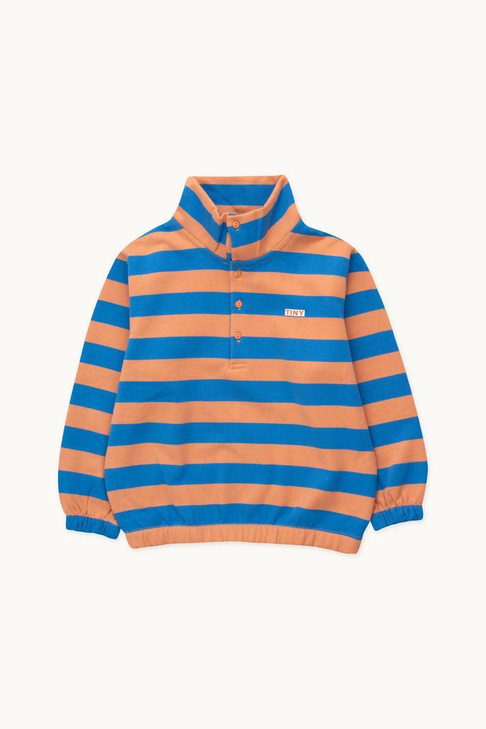 Світшот Tinycottons "STRIPES", рожевий/блакитний