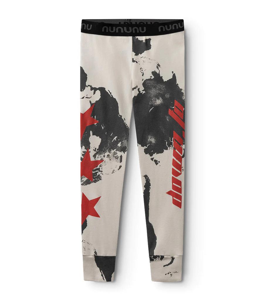 Легінси NUNUNU "ATLAS", молочний/чорний