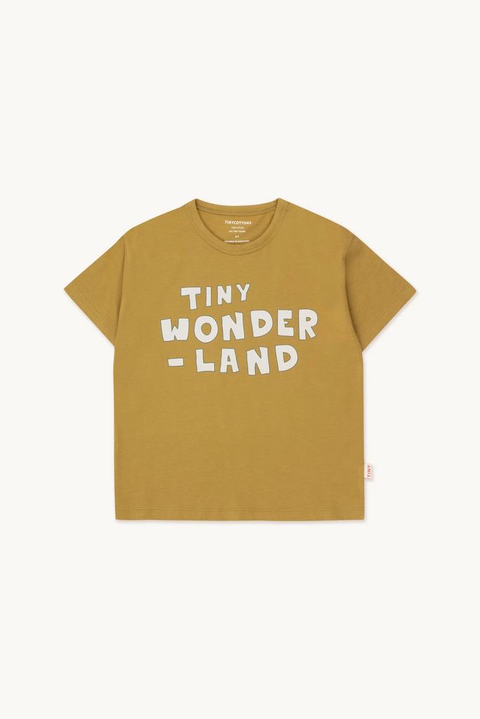 Футболка Tinycottons "TINY  WONDERLAND", гірчичний