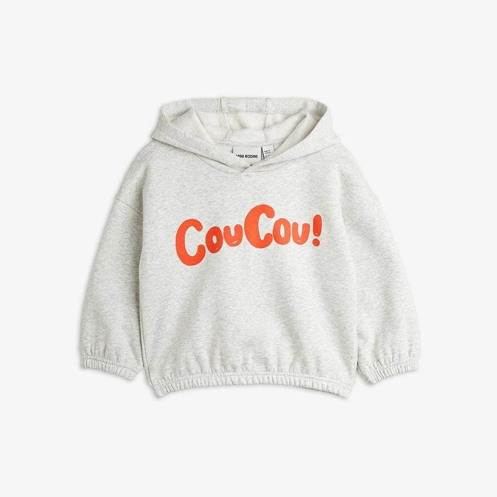 Худі MINI RODINI "Coucou", сірий