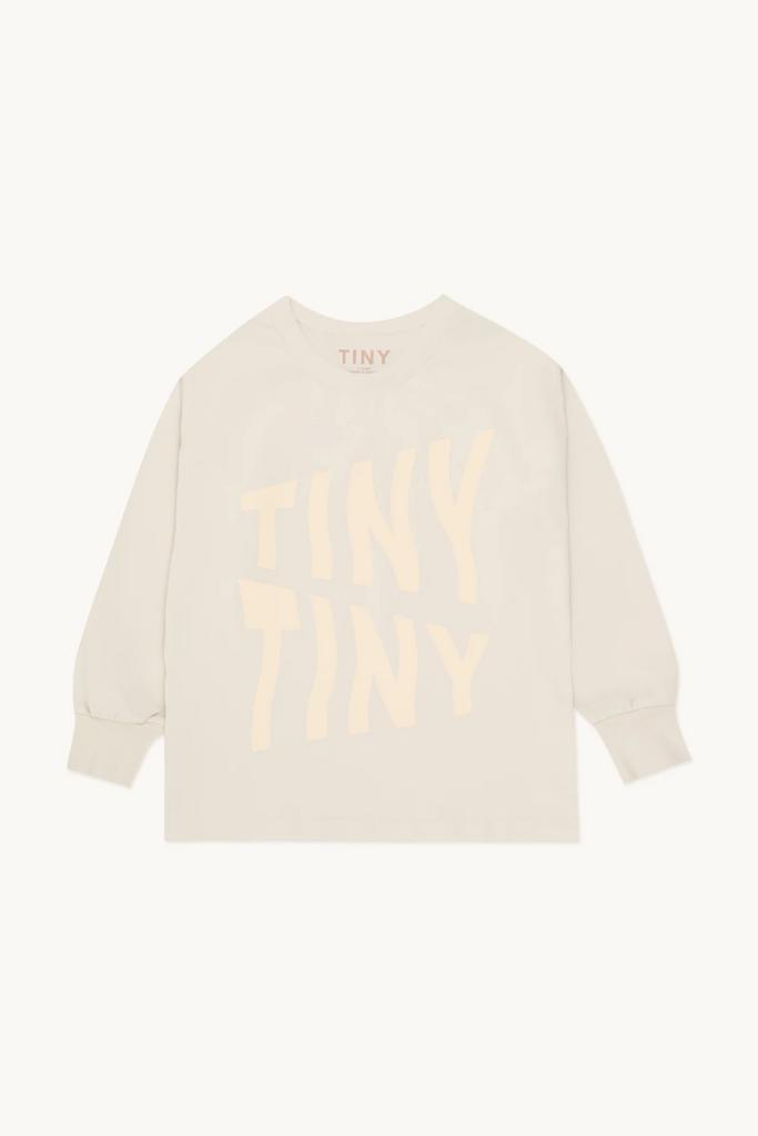 Лонгслив Tinycottons "TINY WAVES", світло-сірий