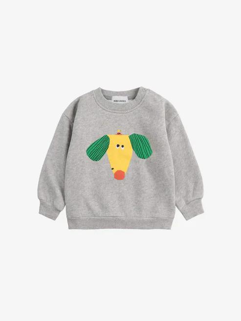 Світшот Bobo Choses "Happy Dog", сірий