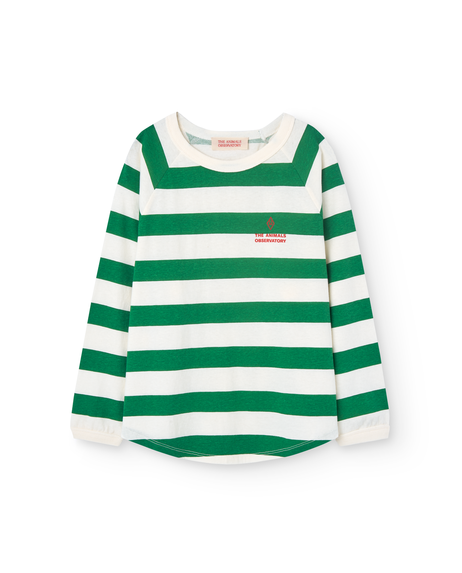 Лонгслив The Anaimals Observatory "Sailor Anteater", білий/зелений