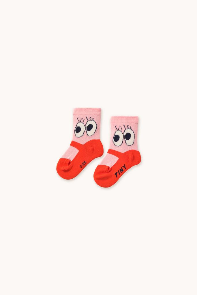 Шкарпетки Tinycottons BABY "WALK", рожевий