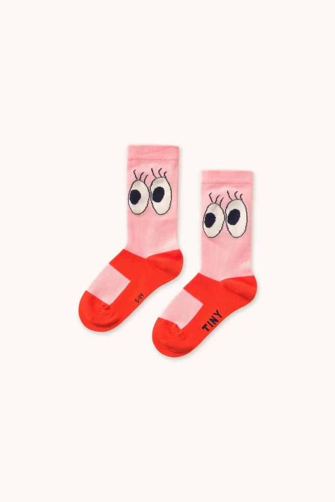 Шкарпетки Tinycottons "WALK", рожевий