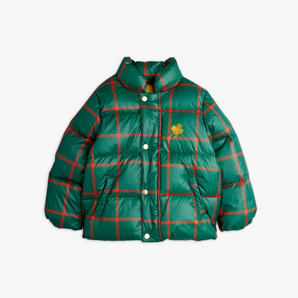 Куртка MINI RODINI "Plaid", зелений