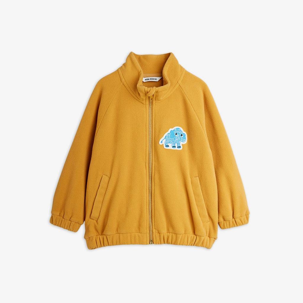 Флісова толстовка MINI RODINI "Mammoth  patch", бежевий