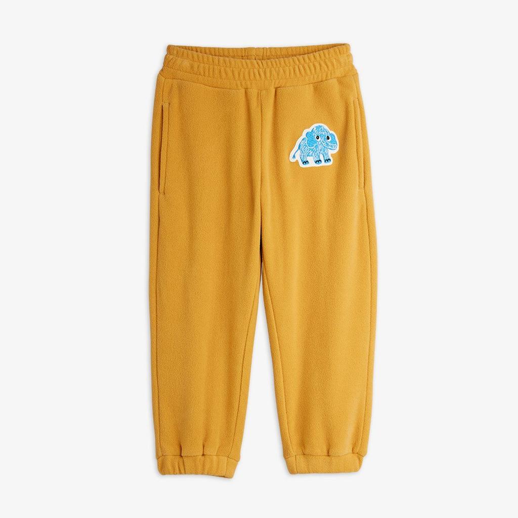 Флісові штани MINI RODINI "Mammoth patch", бежевий