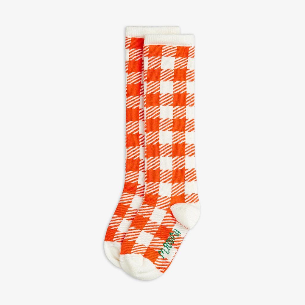 Гольфи MINI RODINI "Gingham", червоний/білий