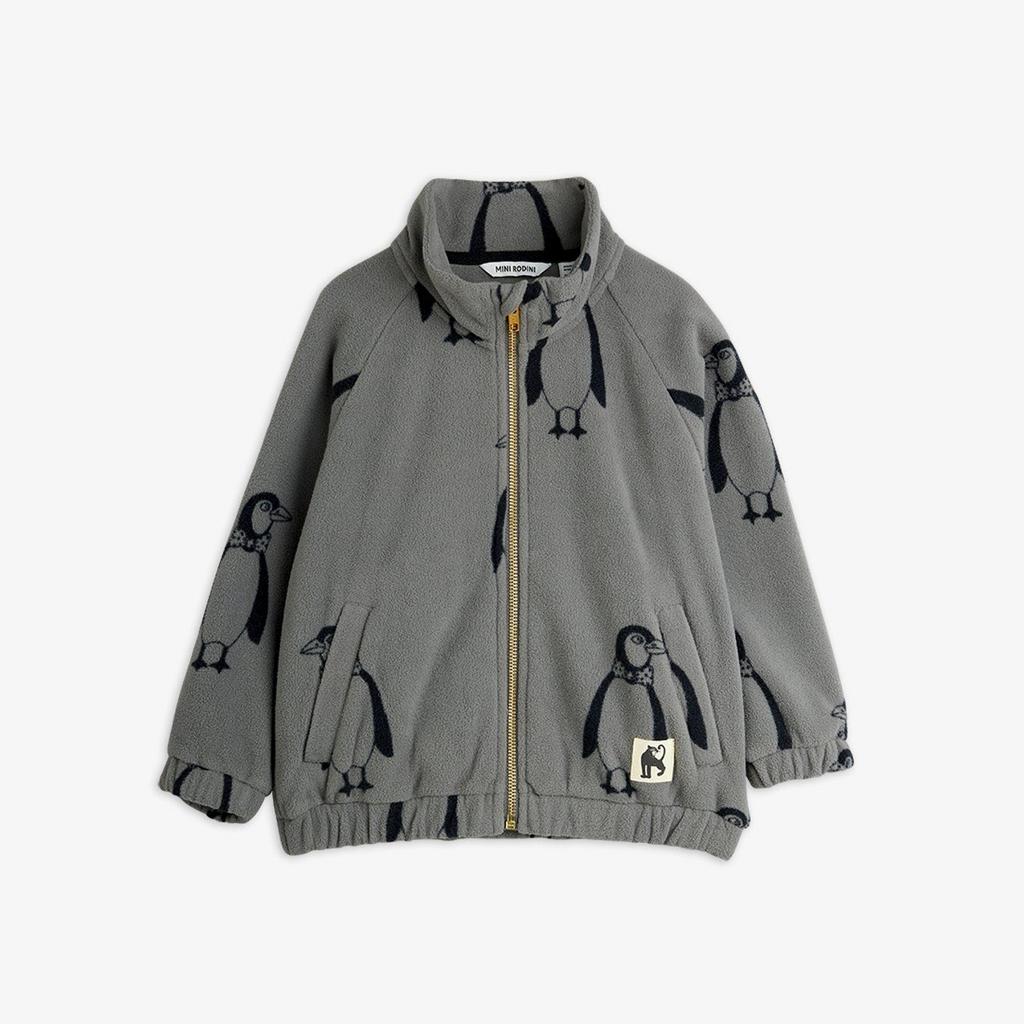 Флісова толстовка MINI RODINI "Penguin", сірий