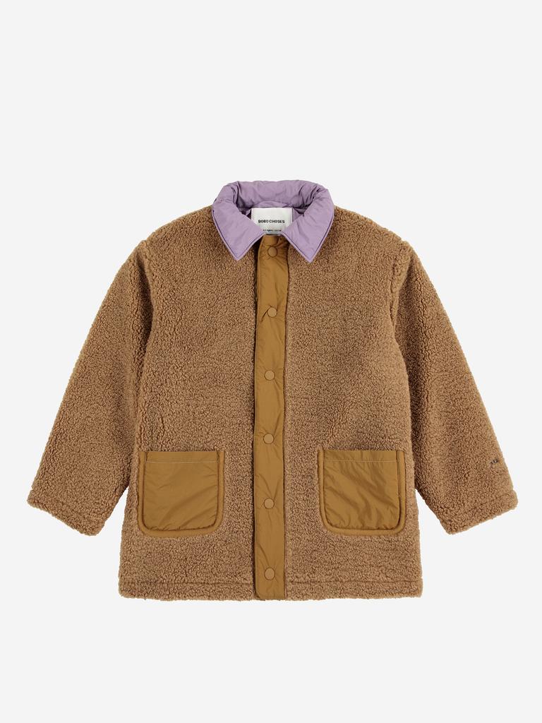 Пальто Bobo Choses "Bobo Choses sheepskin coat", гірчичний