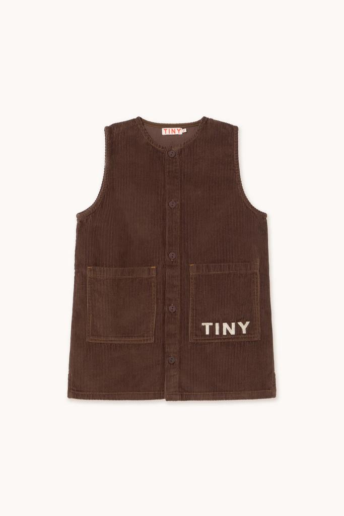 Сукня Tinycottons "POCKETS", коричневий