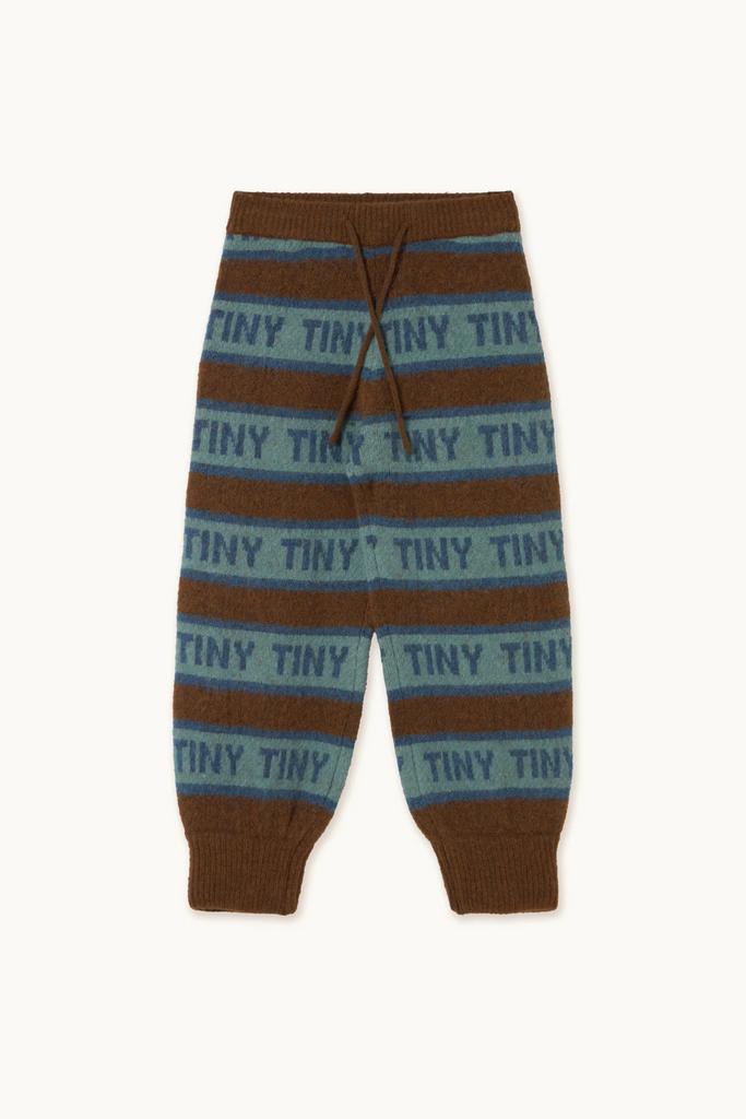 Штани Tinycottons "TINY", коричневий/синій