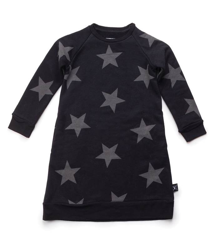 Сукня NUNUNU "Зірки", чорний