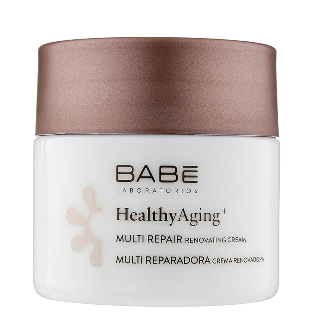 BABE LABORATORIOS Healthy Aging Multi Repair Renovating Cream - Нічний мультивідновлювальний крем з антивіковим комплексом