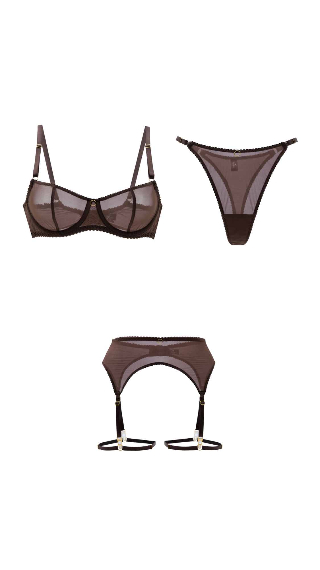 КОМПЛЕКТ NUDE (chocolat)