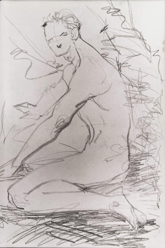 A man in the bushes (original)