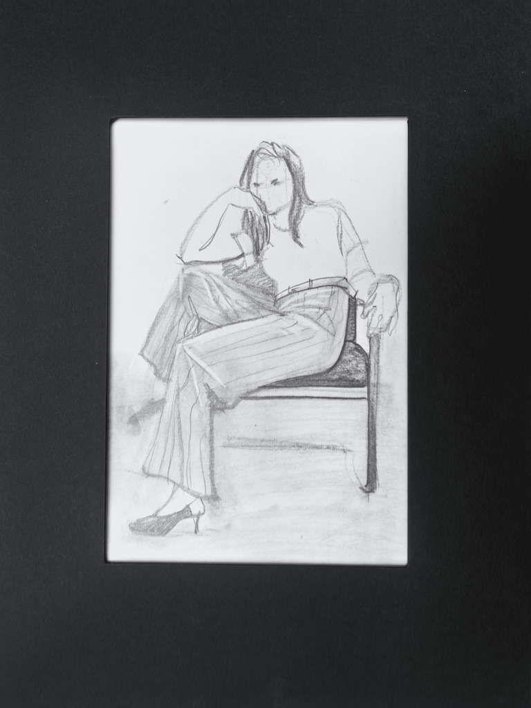 Sitting girl (original)