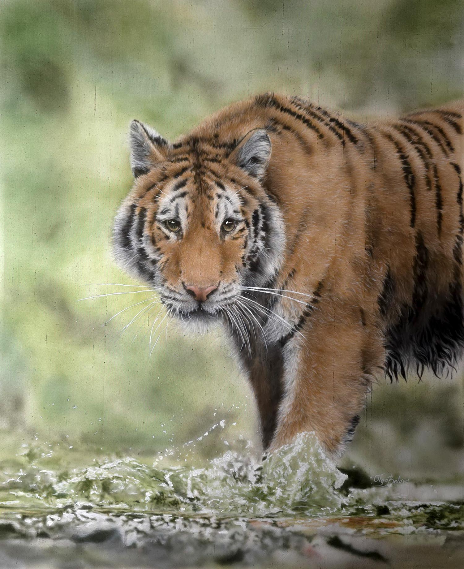 Silent Strength – Silk Painting