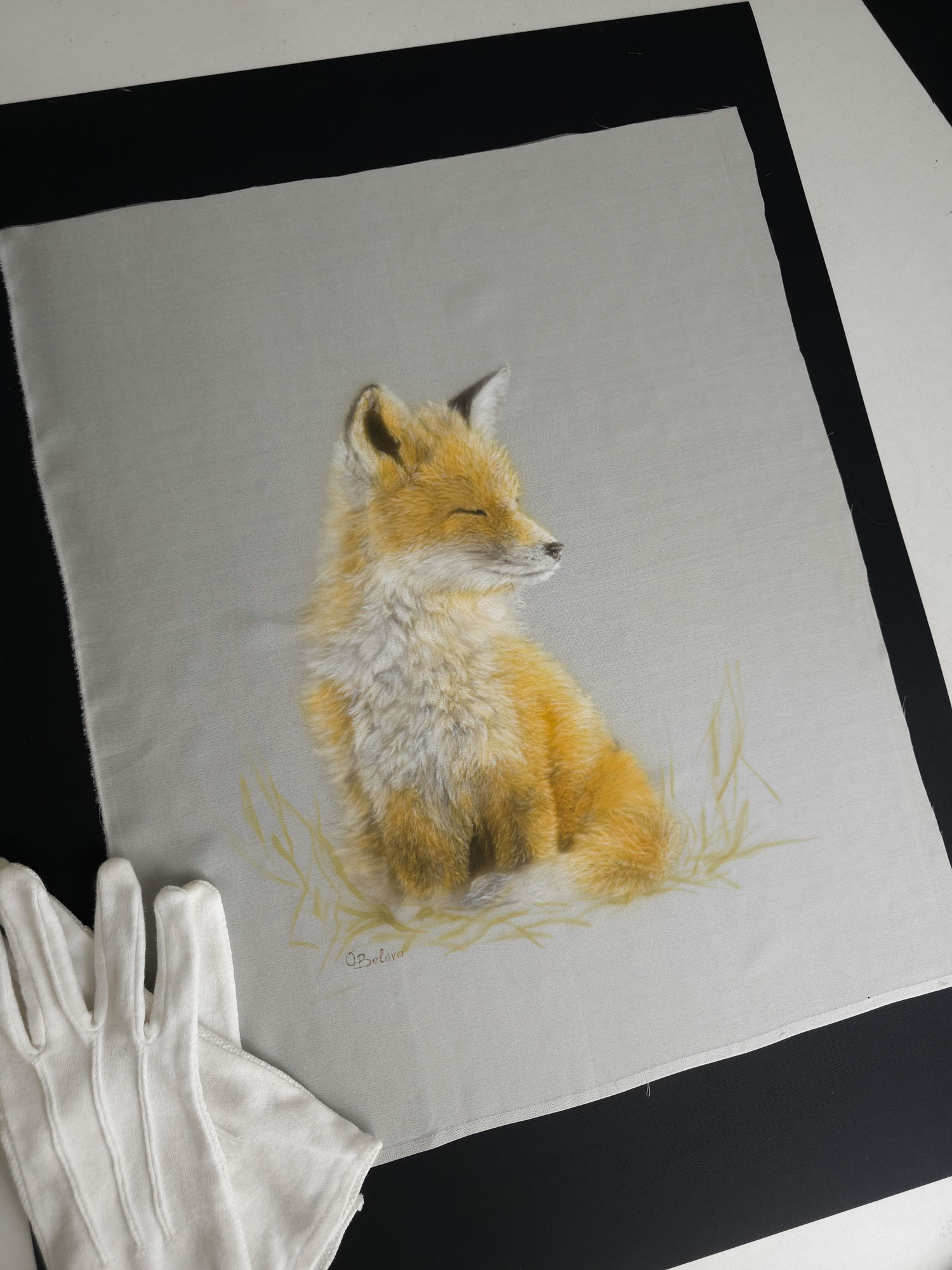 Silent Dawn – Silk Painting