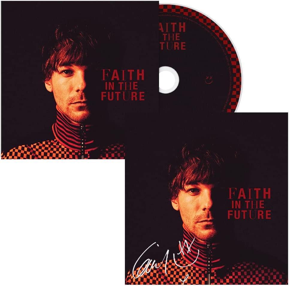 LOUIS TOMLINSON Faith In The Future CD, Signed Card