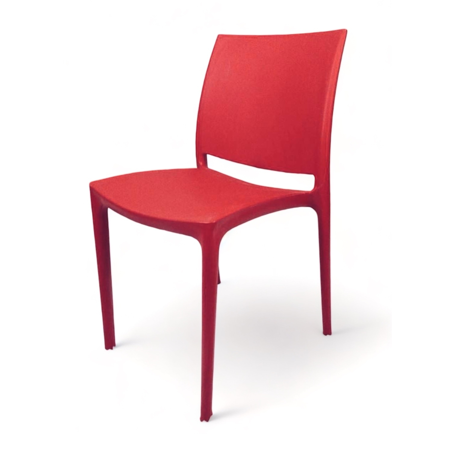 Стілець пластик червоний ST-017