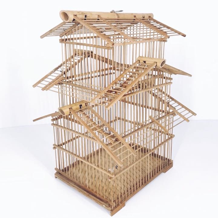 Клітка китайська вінтаж, бамбук