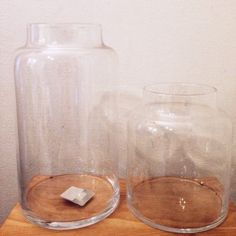 Ваза висока прозора/ ваза середня прозора, скло VA-001