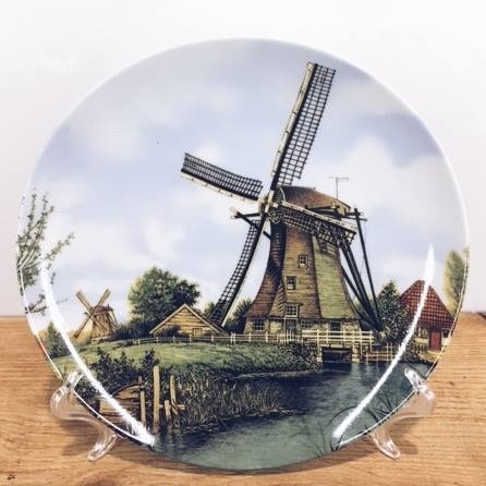 Тарілка декоративна "млин 1", кераміка