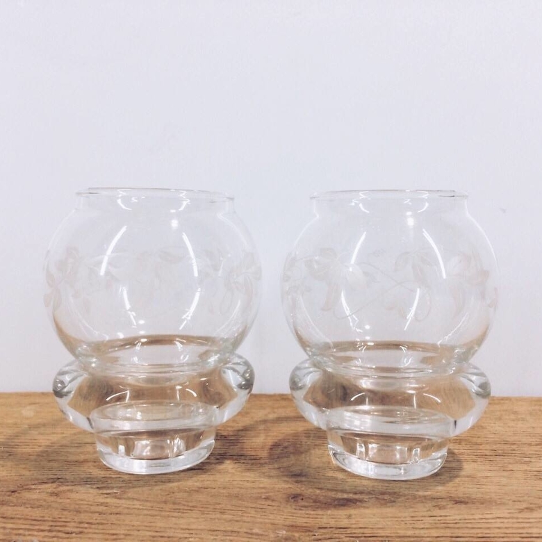 Підсвічник 2 в 1, скло CS-019