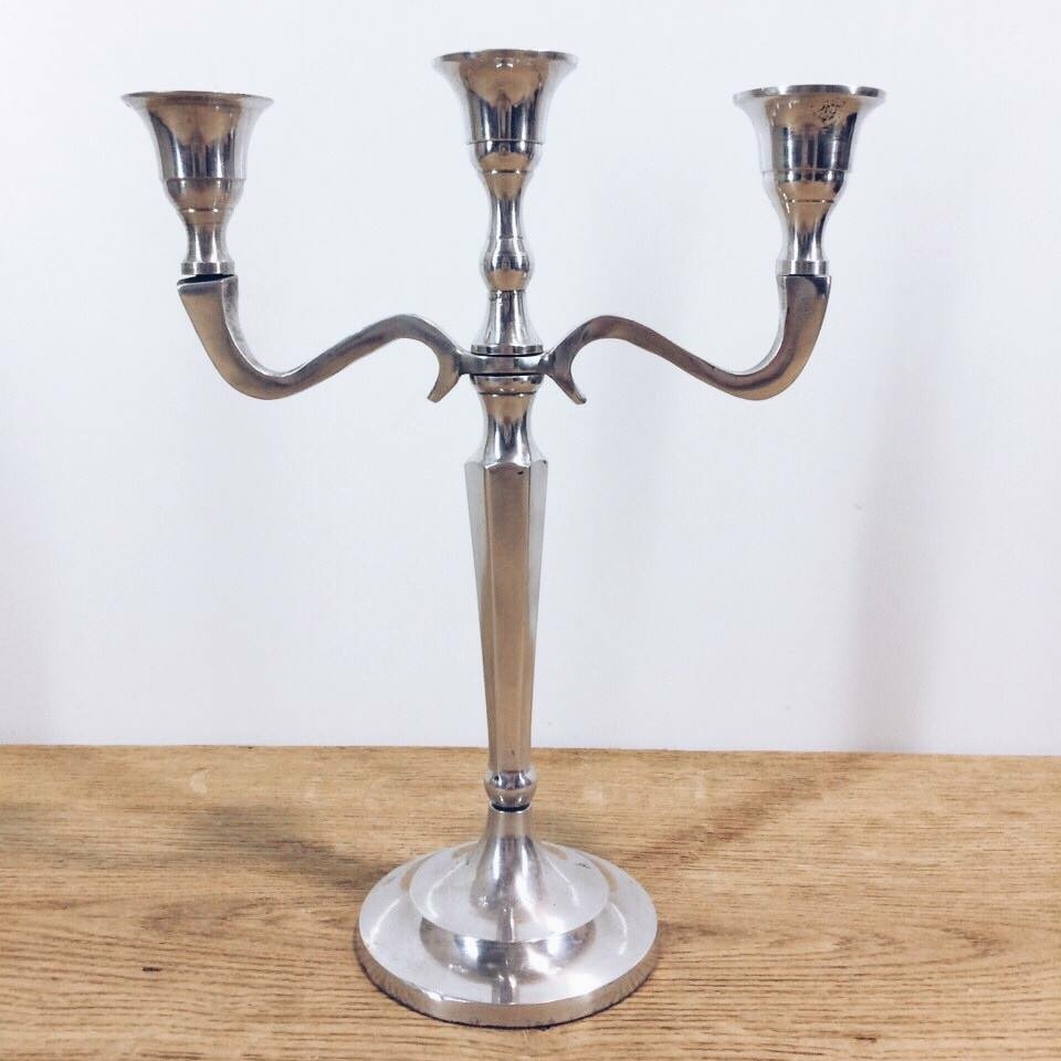 Канделябр на 3 свічки 27 см, метал CA-053