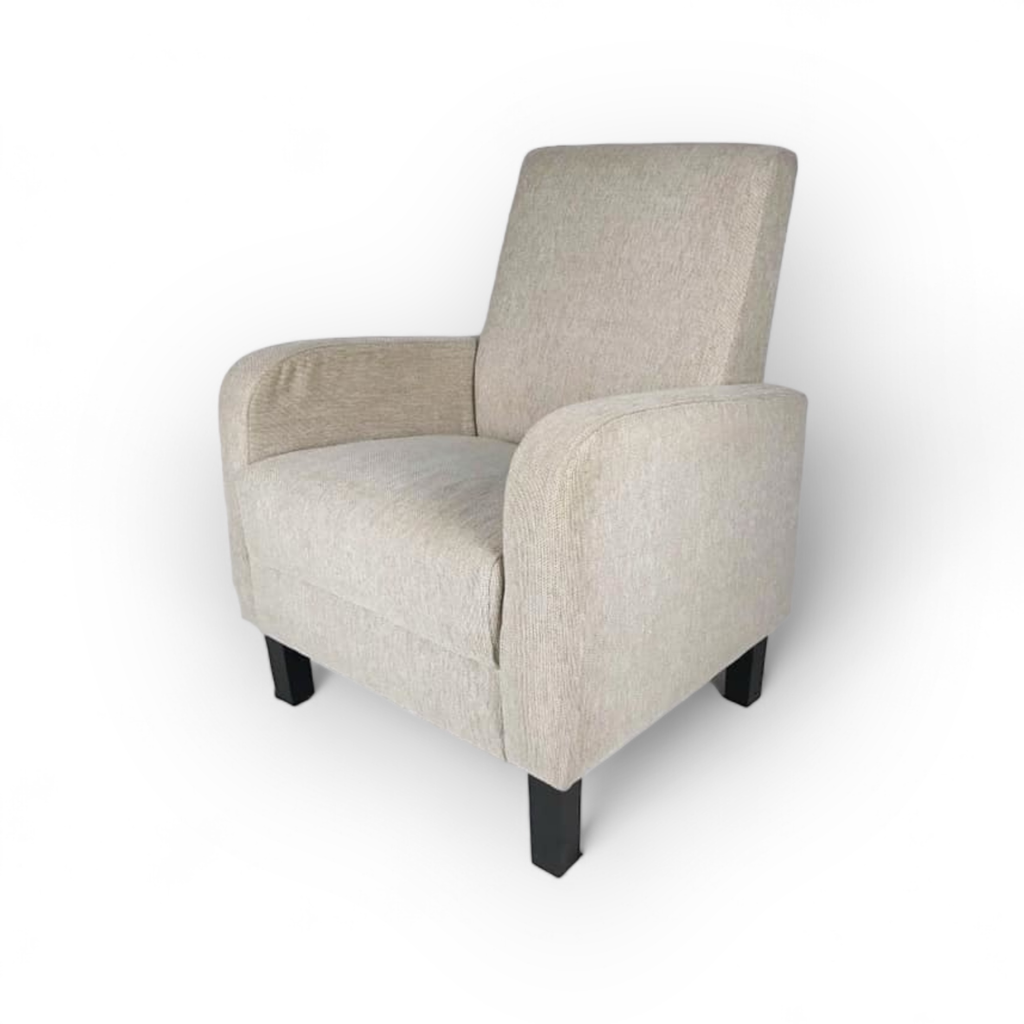 Крісло світло-беж, тканина/дерево CH-046