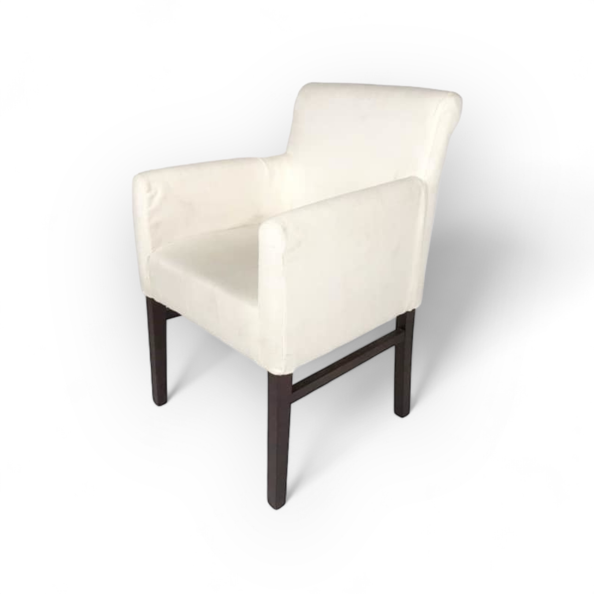 Крісло для кафе світлий беж, тканина/дерево CH-047