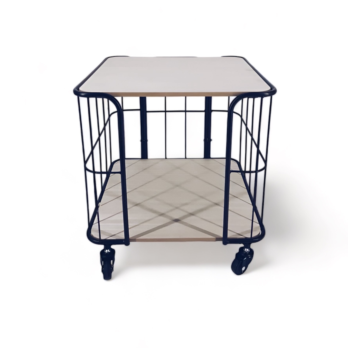 Столик-тумба у стилі лофт на колесах, метал/дсп ТВ-522